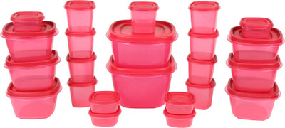 Flipkart SmartBuy - 10000 ml Plastic Grocery Container(Pack of 23, Pink)
