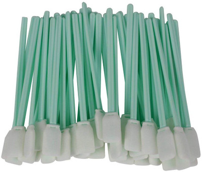 

Sunwin 100pc Square Foam Tip Cleaning Swab Sponge Sticks for Printer Inkjet Printhead Optical Equipment Optical Lens(100 Units)