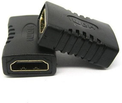 

smacc 2pcs New HDMI Female to Female Extender Coupler Adapter Connector Jointer F/F Suitable For HDTV HDCP HDMI Adapter(Compatible with hdmi cable flat, hdmi cable round, HDTV, HDCP, Black)