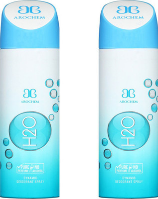 

AROCHEM H2O AND H2O DYNAMIC PURE DEODORANT Deodorant Spray - For Men & Women(200 ml, Pack of 2)