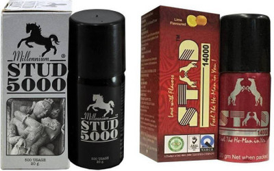 

Riya Touch Millennium Stud 14000 & Stud 5000 Spray Body Spray - For Men(20 g)