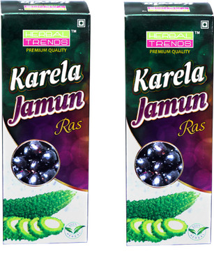 

Herbal Trends Premium Karela Jamun Juice- Pure, Fresh, Undiluted, Unadulterated, 100% Natural(2 x 500 ml)