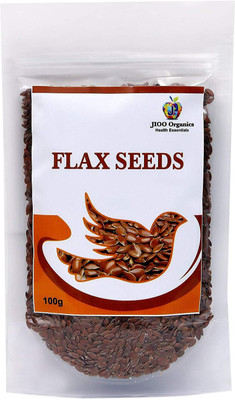 

Jioo Organics Brown Flax Seeds(100 g, Pack of 3)