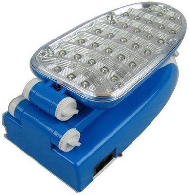 GLOWISH RECHARGEABLE LED DESK LAMP ADJUSTABLE FOLDABLE WITH BRIGHT LED 4 Lantern Emergency Light(Blue)