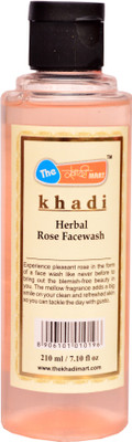 

The Khadi Mart Rose Face Wash- 210 ml,Pack of 1 Face Wash(210 ml)