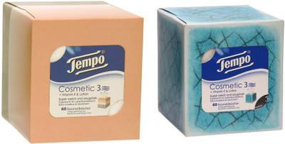 

Tempo Facial Tissue Cosmetic Box(Pack of 120)
