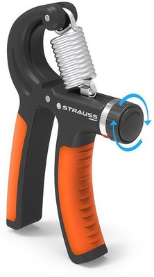 

Strauss Adjustable Hand Grip/Fitness Grip(Black, Orange)