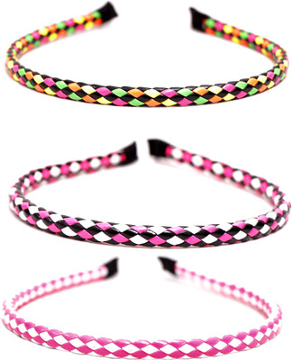 

lana vels Set of 3 Great Looking All Purpose Mix Color Hair Band(Multicolor)