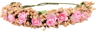 

Sanjog Women Pink Hair Accessory - Juda Maker Flower Gajra Hair Pin(Yellow, Red)