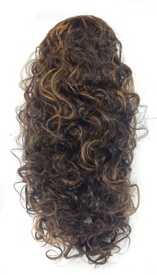 

Bueno Synthetic Extension, Highlighting Clip In Curly Extension For Girls And Women, Curly Extension For Marriage And Party Use, Pack of 1 Hair Extension