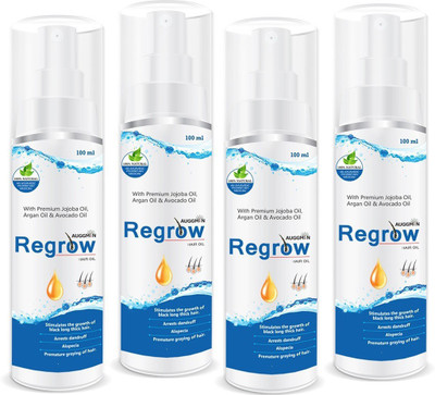 

Auggmin Natural & Ayurvedic Regrow Hair Oil(400 ml)