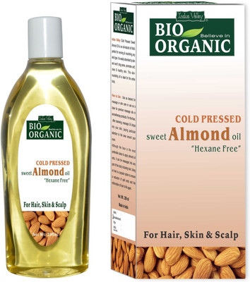 

Indus Valley Bio Organic Cold Pressed Sweet Almond Oil Hair Oil(200 ml)