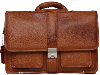 

Zordan Leather Messenger Bag(Tan)