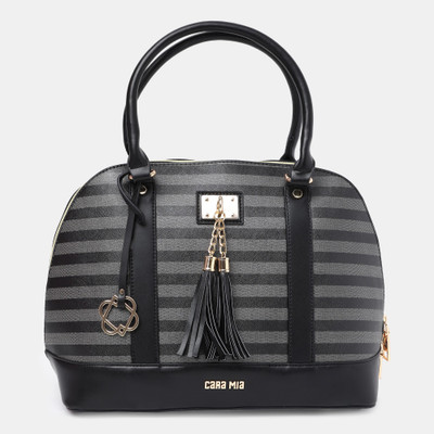 

Cara Mia Shoulder Bag(Black, Grey)