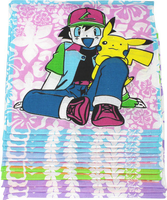 

Neska Moda Kid's Pokemon Cotton 30x30 CM Handkerchief(Pack of 12)