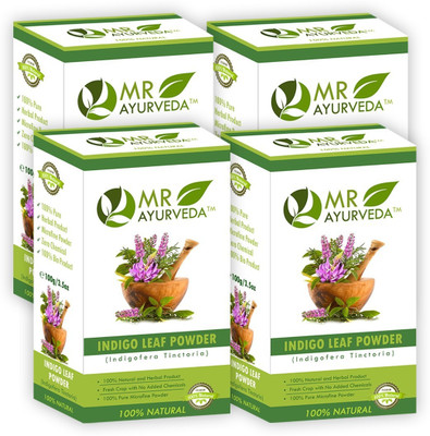 

MR Ayurveda 100% Organic Indigo Powder Pack Of 4(400 g)