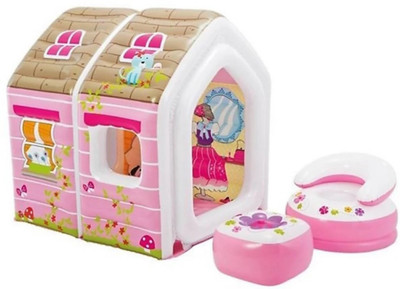 

SANJARY Original Inflatable Princess Colorful Play House With Inflatable Table and Chair Inflatable Play Gym (Multicolor) Inflatable Play Gym(Multicolor)