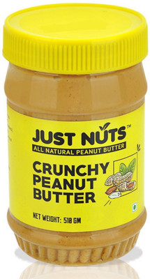 Just Nuts Just Nuts- All Natural Peanut Butter with No Added Sugar, Salt or Hydrogenated Oils (CRUNCHY) 510gm … 510 g