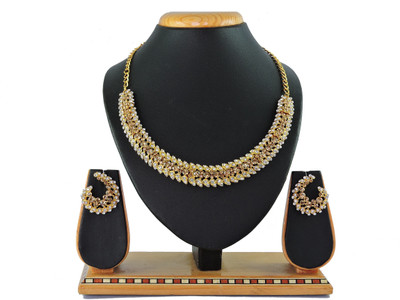 VATSALYA creation Alloy Gold-plated Gold, Silver Jewellery Set(Pack of 1)
