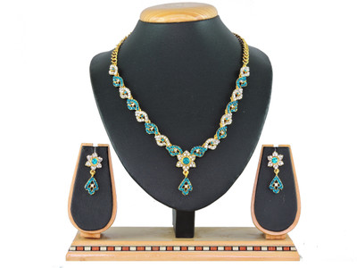 VATSALYA creation Alloy Gold-plated Multicolor Jewellery Set(Pack of 1)