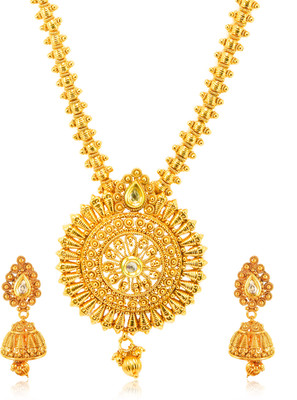 RANIT CREATION Copper Gold-plated Gold Jewellery Set(Pack of 1)