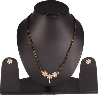 Shiv_Jewels Alloy Black Jewellery Set(Pack of 1)