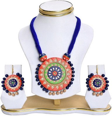 Rai Collection Terracotta Multicolor Jewellery Set(Pack of 1)