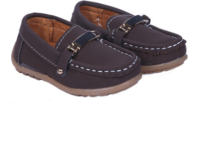 

FEETWELL Boys Slip on Loafers(Black, Brown