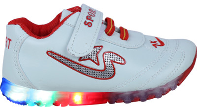 

LNG Lifestyle Boys & Girls Velcro Running Shoes(Red