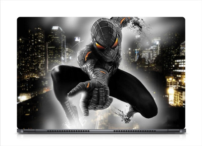 

punix Black Spiderman Exclusive High Quality Laptop Decal, laptop skin sticker 15.6 inch (15 x 10) Inch new Vinyl Laptop Decal 15.6