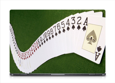 

Gallery 83 ® Artistic Card Deck Exclusive High Quality Laptop Decal, laptop skin sticker 15.6 inch (15 x 10) Inch G83_skin_0821new Vinyl Laptop Decal 15.6