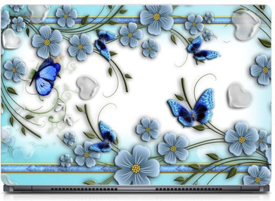 

Gallery 83 ® Butterfly With Flower Abstract Exclusive High Quality Laptop Decal, laptop skin sticker 15.6 inch (15 x 10) Inch G83_skin_0542new Vinyl Laptop Decal 15.6