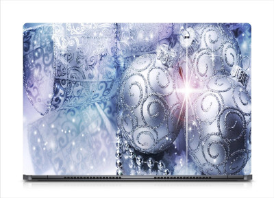 

Gallery 83 ® Christmas Silver Balls Exclusive High Quality Laptop Decal, laptop skin sticker 15.6 inch (15 x 10) Inch G83_skin_0842new Vinyl Laptop Decal 15.6