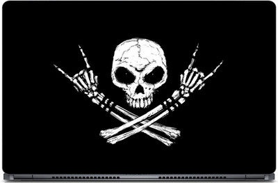 

Gallery 83 ® White Skull on Black Background Exclusive High Quality Laptop Decal, laptop skin sticker 15.6 inch (15 x 10) Inch G83_skin_0581new Vinyl Laptop Decal 15.6