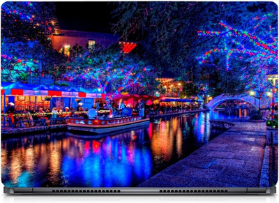 

Gallery 83 ® Christmas Lights Boat Restaurant Exclusive High Quality Laptop Decal, laptop skin sticker 15.6 inch (15 x 10) Inch G83_skin_0332new Vinyl Laptop Decal 15.6