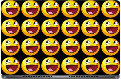 

punix Awesome Town Smileys Exclusive High Quality Laptop Decal, laptop skin sticker 15.6 inch (15 x 10) Inch new Vinyl Laptop Decal 15.6