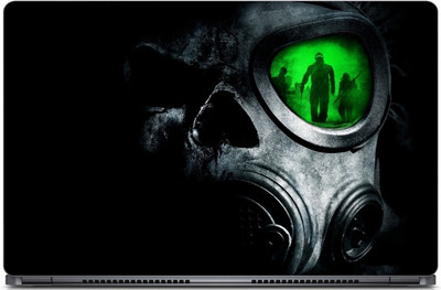 

punix Dark Army Gas Mask Green Eye Exclusive High Quality Laptop Decal, laptop skin sticker 15.6 inch (15 x 10) Inch new Vinyl Laptop Decal 15.6