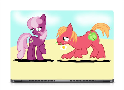 

Gallery 83 ® Cheerilee and Big Macintosh Exclusive High Quality Laptop Decal, laptop skin sticker 15.6 inch (15 x 10) Inch G83_skin_0727new Vinyl Laptop Decal 15.6