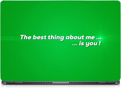 

Gallery 83 ® Best is You Green Background Exclusive High Quality Laptop Decal, laptop skin sticker 15.6 inch (15 x 10) Inch G83_skin_0188new Vinyl Laptop Decal 15.6