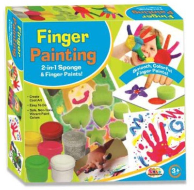 

TOYGALAXY Finger Painting Senior With 18 Colors(Multicolor)