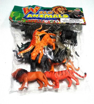 

Global Kids Wild Animals Plastic Toys For Kids ( 20 Pcs. Pack ) (Multicolor)(Multicolor)