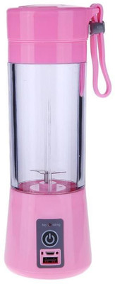 

Benison India Shopping Portable USB Rechargeable Blender fruit juicer Pink 0 Juicer Mixer Grinder(Pink, 1 Jar)