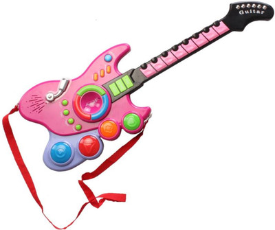 

TOYGALAXY Electronic guitar with built in tunes and Touch sensitive buttons(Multicolor)