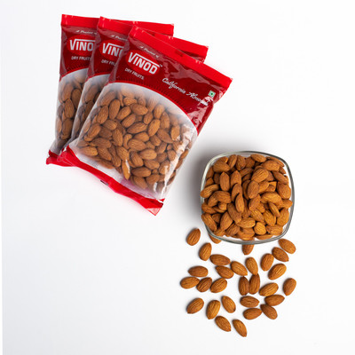 

Vinod California Almonds(750 g, Pouch)