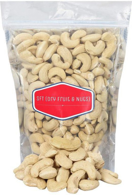 

SFT Cashew Kernels Nuts Bold, King Size High Quality (Kaju Sabut, Whole Cashews) Grade - W 160 No. Cashews(1 kg, Pouch)