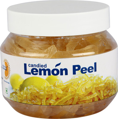 

AMBROSIA DELICATESSEN Candied Lemon Peel Candid Peel(250 g, Plastic Bottle)