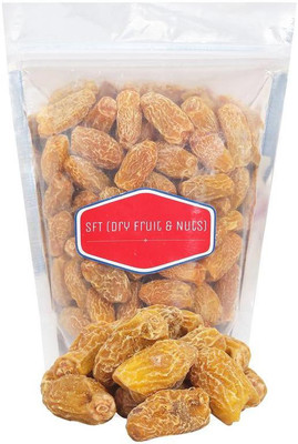 

SFT Dates Dry Yellow/Sukha Khajoor Premium Quality (Pila Chuara) Grade- Medium Size Dry Dates(500 g, Pouch)
