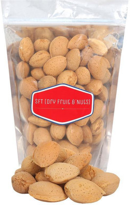 

SFT Almonds Gurbandi Whole Shelled California 100% Natural (Badam) [Sabut Badam Gurbandi, Rich in Oil] Grade- Medium Size Almonds(500 g, Pouch)