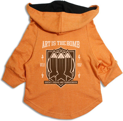 

Ruse Hoodie for Dog(Orange/Black