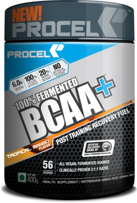 

PROCEL 100% Fermented BCAA+ 56 Serving - BCAA(400 g, Tropical Mango)
